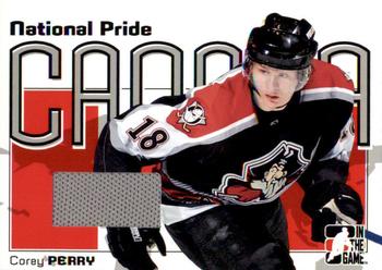 2005-06 In The Game Heroes and Prospects - National Pride #NPR-37 Corey Perry Front
