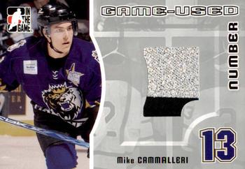 2005-06 In The Game Heroes and Prospects - Numbers #GUN-06 Mike Cammalleri Front