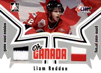 2005-06 In The Game Heroes and Prospects - Oh Canada #OC-01 Liam Reddox Front