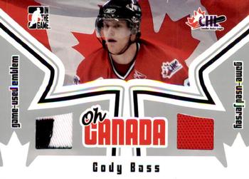 2005-06 In The Game Heroes and Prospects - Oh Canada #OC-03 Cody Bass Front