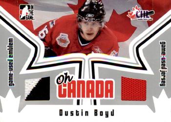 2005-06 In The Game Heroes and Prospects - Oh Canada #OC-11 Dustin Boyd Front