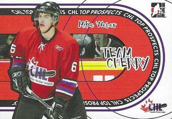 2005-06 In The Game Heroes and Prospects - Team Cherry #TC-02 Mike Weber Front