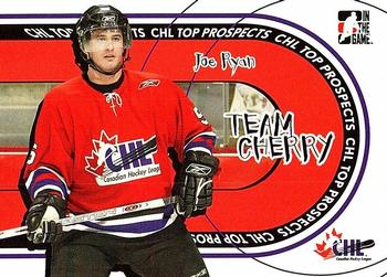2005-06 In The Game Heroes and Prospects - Team Cherry #TC-04 Joe Ryan Front