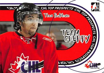 2005-06 In The Game Heroes and Prospects - Team Cherry #TC-05 Theo Peckham Front