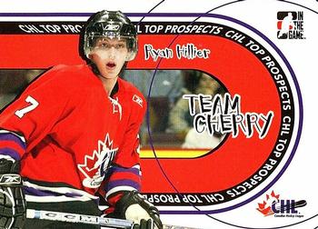 2005-06 In The Game Heroes and Prospects - Team Cherry #TC-10 Ryan Hillier Front