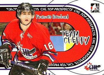2005-06 In The Game Heroes and Prospects - Team Cherry #TC-17 Francois Bouchard Front