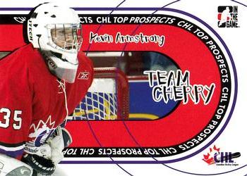2005-06 In The Game Heroes and Prospects - Team Cherry #TC-20 Kevin Armstrong Front