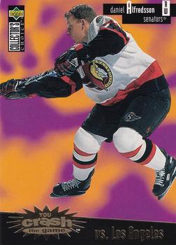 1996-97 Collector's Choice - You Crash the Game Gold #C13 Daniel Alfredsson Front