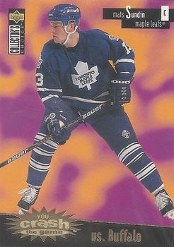 1996-97 Collector's Choice - You Crash the Game Gold #C29 Mats Sundin Front