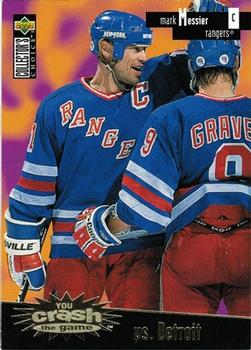 1996-97 Collector's Choice - You Crash the Game Gold #C30 Mark Messier Front