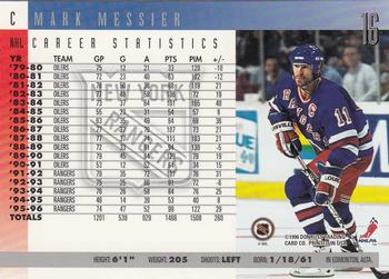 1996-97 Donruss #16 Mark Messier Back