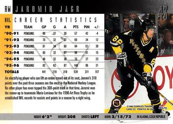 1996-97 Donruss #43 Jaromir Jagr Back