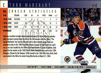 1996-97 Donruss #53 Todd Marchant Back