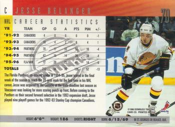 1996-97 Donruss #70 Jesse Belanger Back