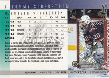 1996-97 Donruss #72 Tommy Soderstrom Back