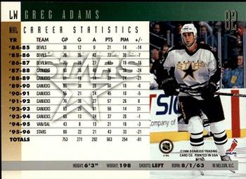1996-97 Donruss #82 Greg Adams Back