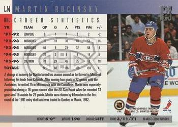 1996-97 Donruss #123 Martin Rucinsky Back
