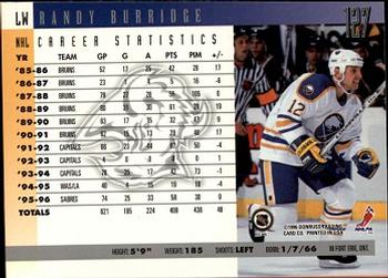 1996-97 Donruss #127 Randy Burridge Back