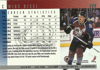 1996-97 Donruss #177 Mike Ricci Back