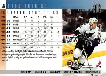 1996-97 Donruss #202 Todd Krygier Back