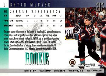 1996-97 Donruss #217 Bryan McCabe Back