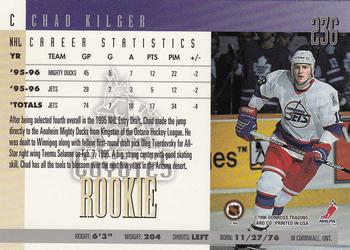 1996-97 Donruss #236 Chad Kilger Back
