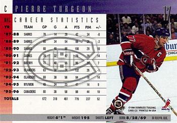 1996-97 Donruss #17 Pierre Turgeon Back