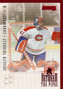1996-97 Donruss - Between the Pipes #7 Jocelyn Thibault Front