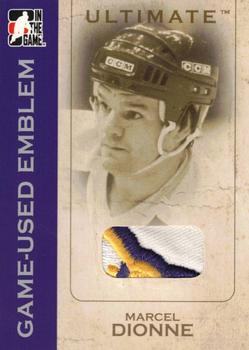 2005-06 In The Game Ultimate Memorabilia Level 2 - Emblems #14 Marcel Dionne Front