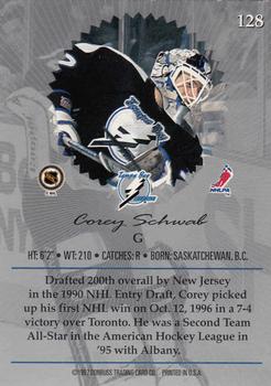 1996-97 Donruss Elite #128 Corey Schwab Back