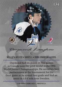 1996-97 Donruss Elite #134 Daymond Langkow Back