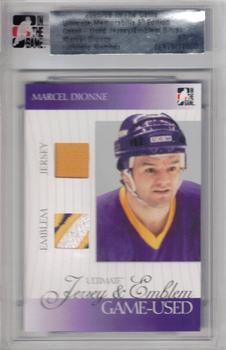 2005-06 In The Game Ultimate Memorabilia Level 2 - Jersey and Emblem #16 Marcel Dionne Front