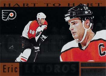 1996-97 Donruss Elite - Hart to Hart Eric Lindros #5 Eric Lindros Front