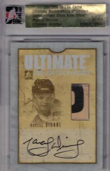 2005-06 In The Game Ultimate Memorabilia Level 2 - Stick Autos #NNO Marcel Dionne Front