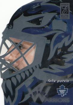 1996-97 Donruss Elite - Painted Warriors #6 Felix Potvin Front