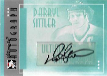 2005-06 In The Game Ultimate Memorabilia Level 2 - Ultimate Autos #NNO Darryl Sittler Front
