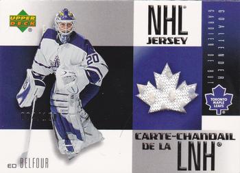 2005-06 Upper Deck McDonald's - NHL Jerseys #MJ10 Ed Belfour Front