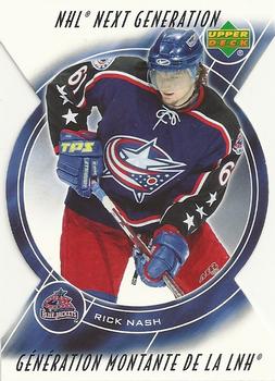 2005-06 Upper Deck McDonald's - NHL Next Generation #NG2 Rick Nash Front
