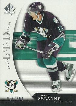 2005-06 SP Authentic - Limited #3 Teemu Selanne Front
