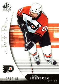 2005-06 SP Authentic - Limited #73 Peter Forsberg Front