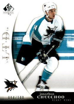 2005-06 SP Authentic - Limited #82 Jonathan Cheechoo Front
