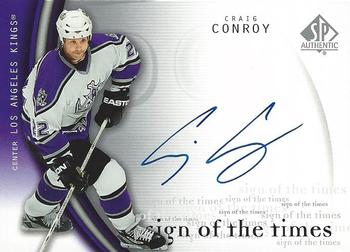 2005-06 SP Authentic - Sign of the Times #CO Craig Conroy Front