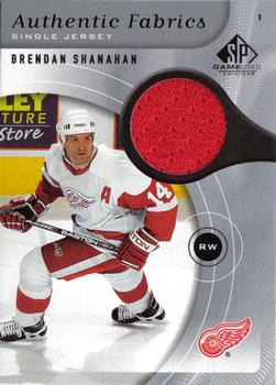 2005-06 SP Game Used - Authentic Fabrics #AF-BS Brendan Shanahan Front
