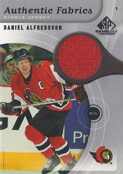 2005-06 SP Game Used - Authentic Fabrics #AF-DA Daniel Alfredsson Front