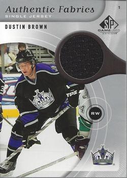 2005-06 SP Game Used - Authentic Fabrics #AF-DB Dustin Brown Front