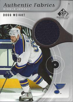 2005-06 SP Game Used - Authentic Fabrics #AF-DW Doug Weight Front