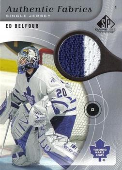2005-06 SP Game Used - Authentic Fabrics #AF-EB Ed Belfour Front