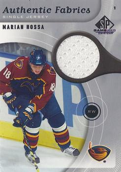 2005-06 SP Game Used - Authentic Fabrics #AF-HO Marian Hossa Front