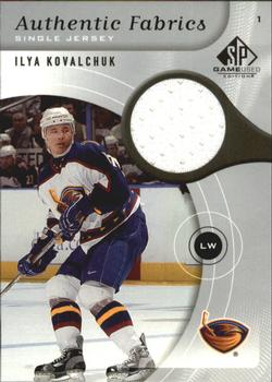 2005-06 SP Game Used - Authentic Fabrics #AF-IK Ilya Kovalchuk Front