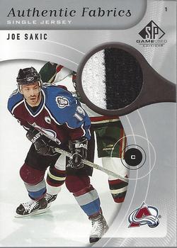 2005-06 SP Game Used - Authentic Fabrics #AF-JS Joe Sakic Front